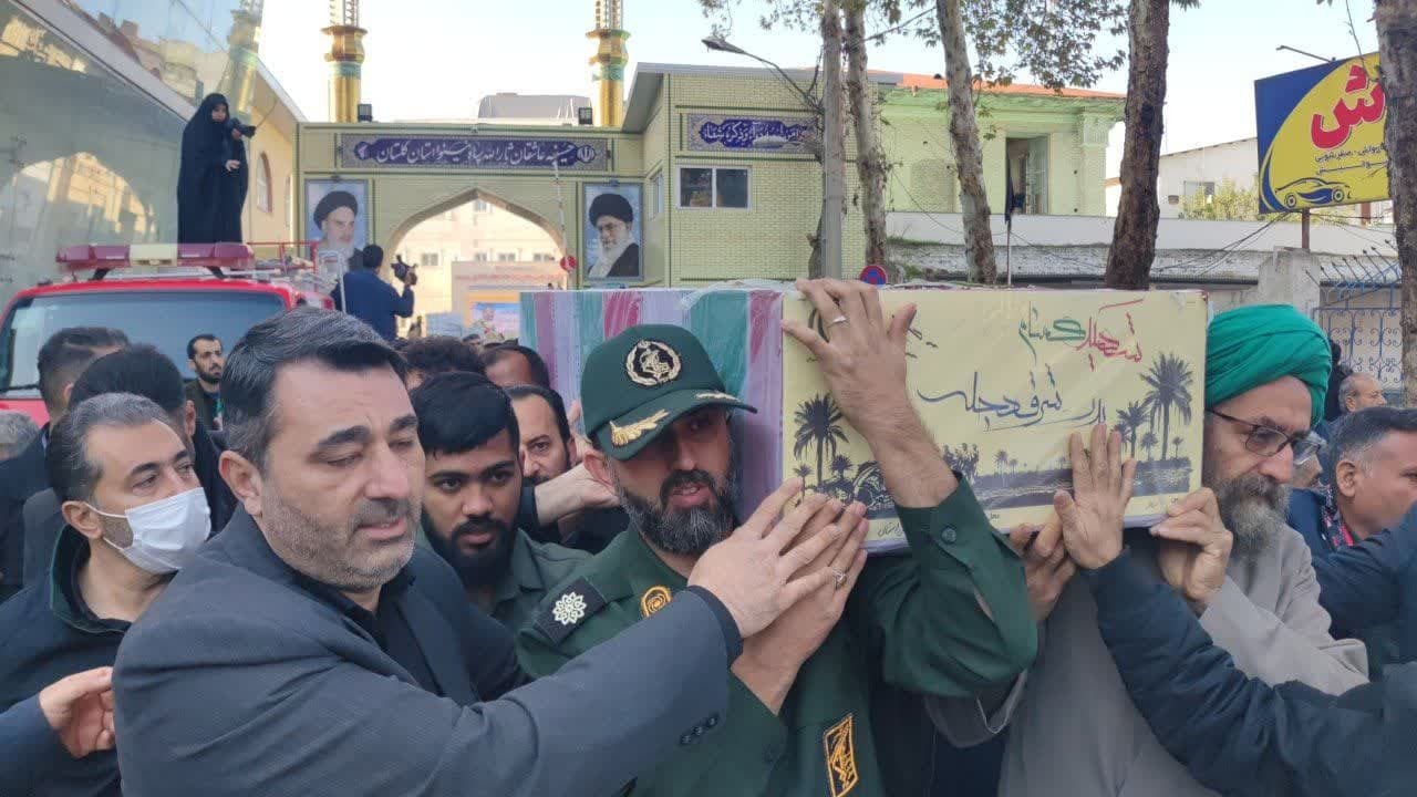 نماز بر پیکر شهدای گمنام گلستان خوانده شد+تصاویر